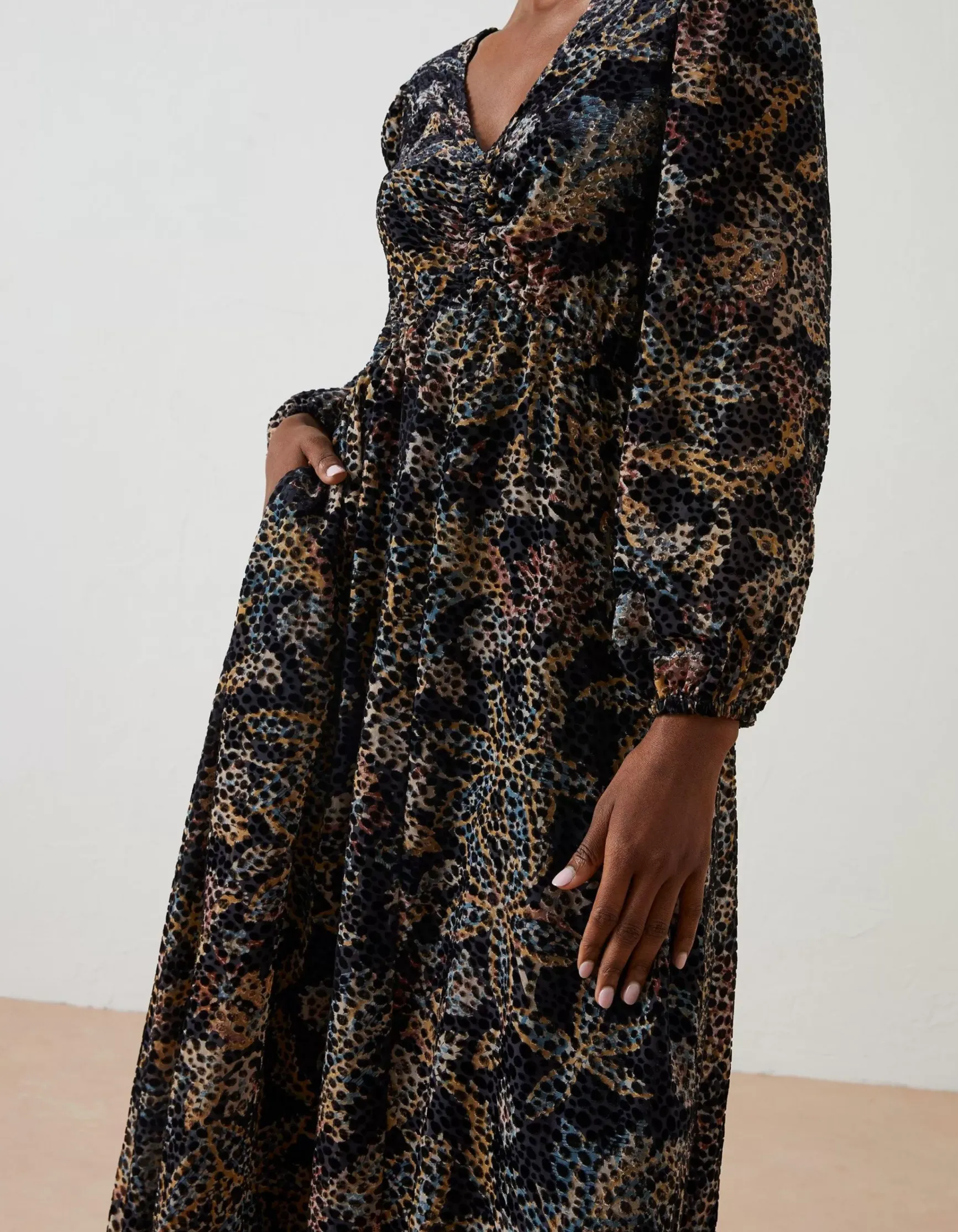 FatFace Victoria Floral Midi Dress|Women Dresses