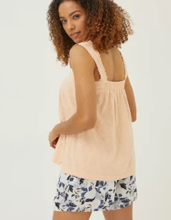 FatFace Viv Embroidered Cami|Women Tops & T-Shirts