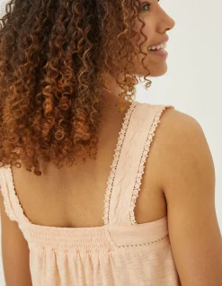 FatFace Viv Embroidered Cami|Women Tops & T-Shirts