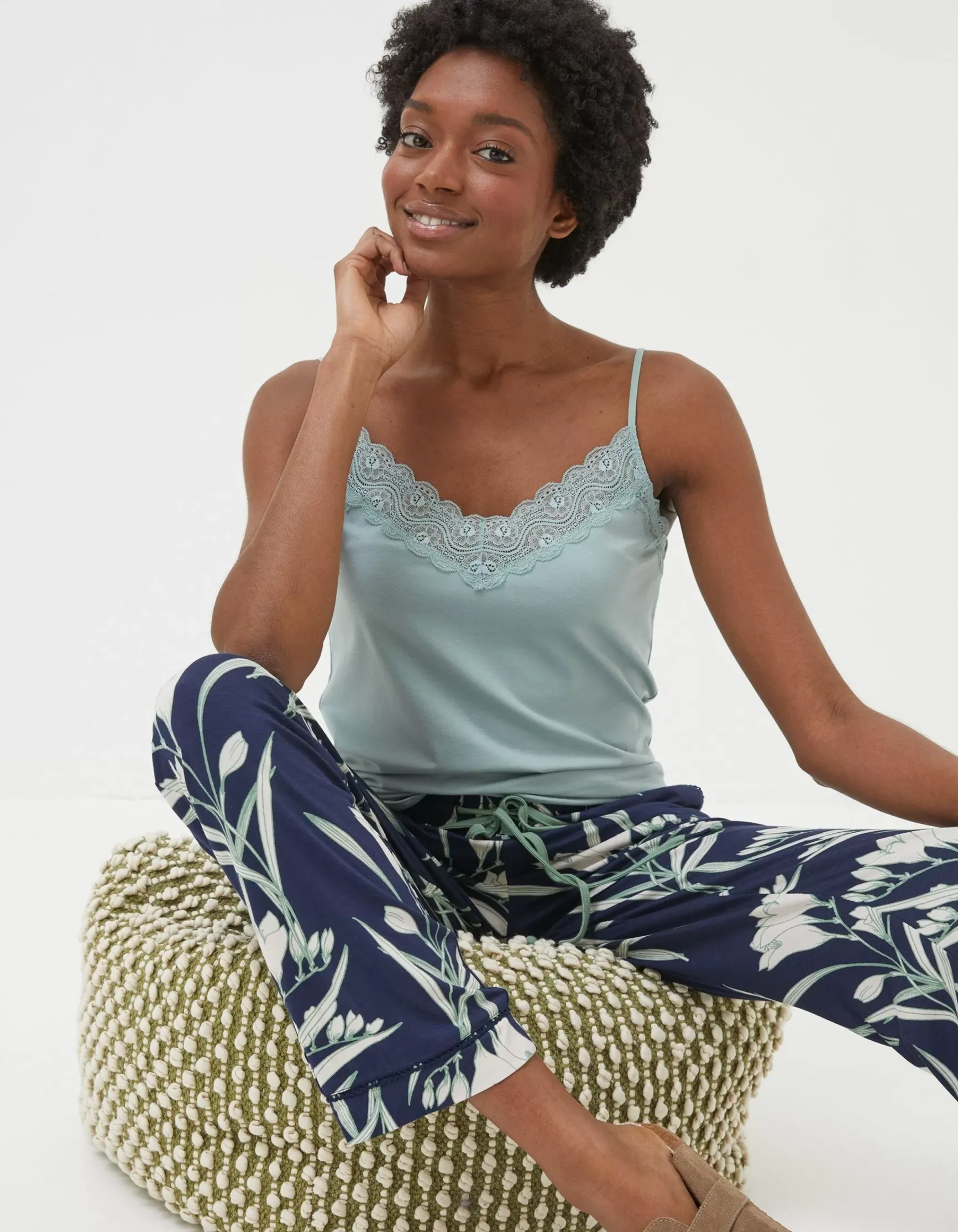 FatFace V-Neck Lace Vest|Women View All