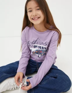 FatFace Vw Graphic Jersey T-Shirt|Girls View All