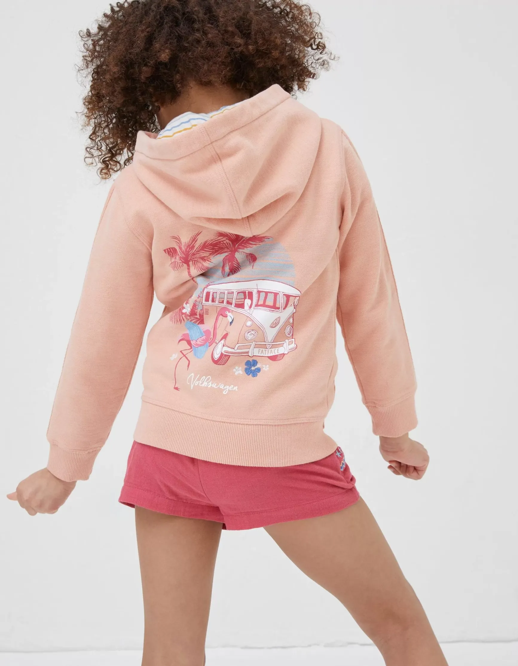 FatFace Vw Graphic Sweat Zip Through Hoodie|Girls View All
