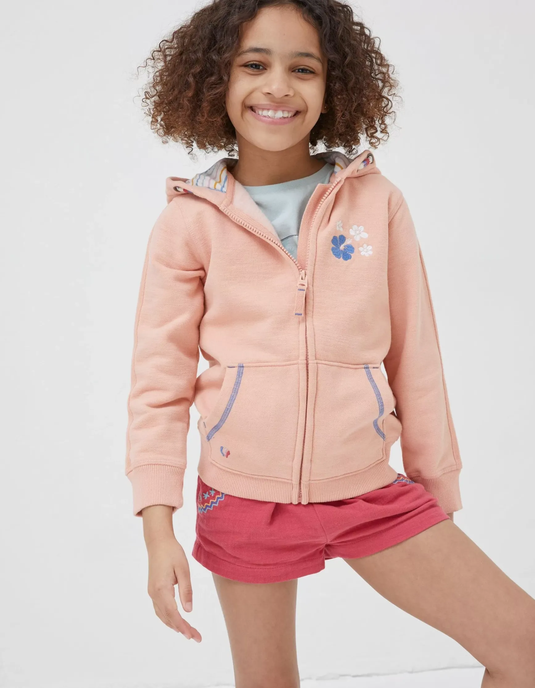 FatFace Vw Graphic Sweat Zip Through Hoodie|Girls View All