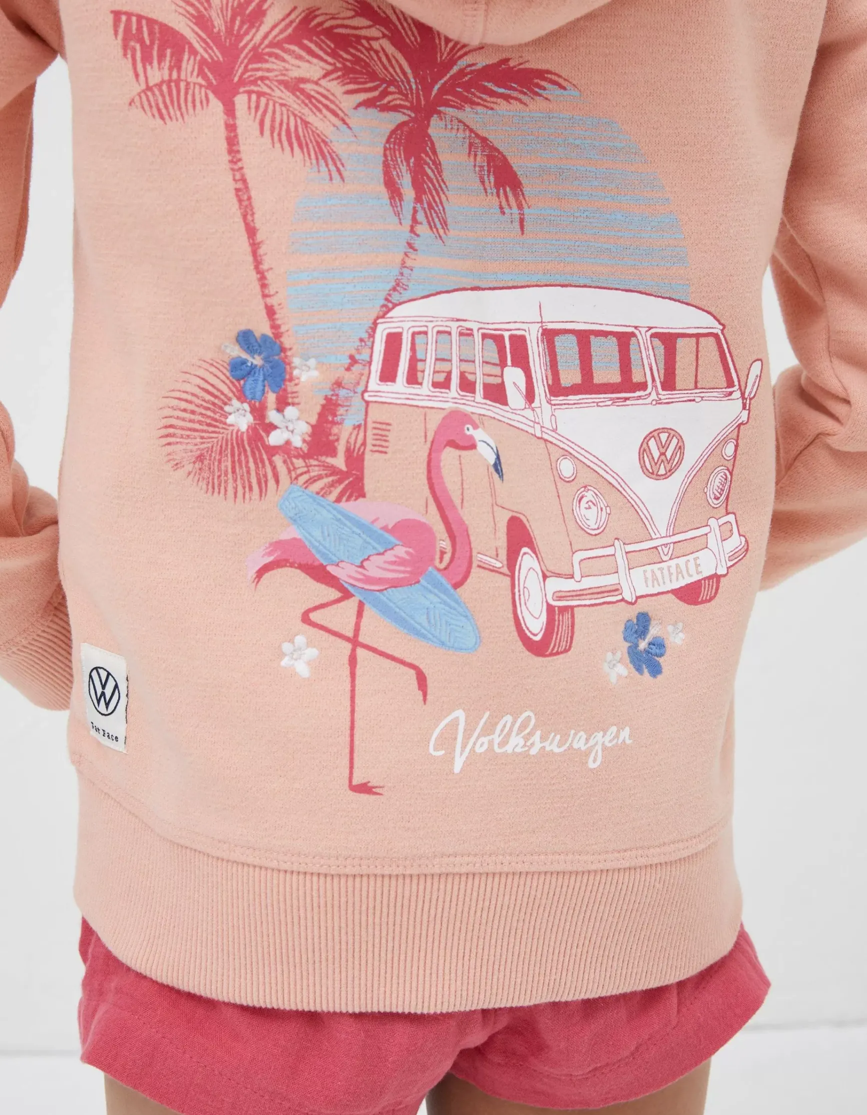 FatFace Vw Graphic Sweat Zip Through Hoodie|Girls View All