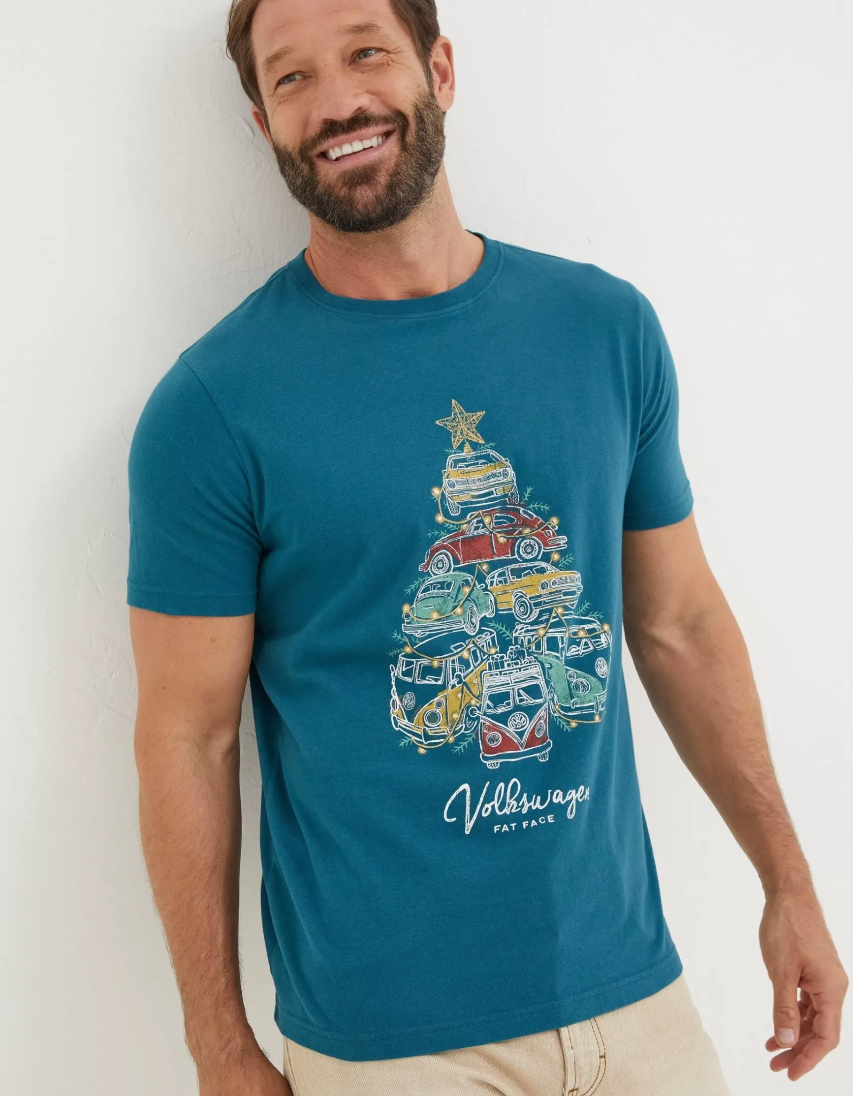 FatFace Vw Stacked T-Shirt|Men View All
