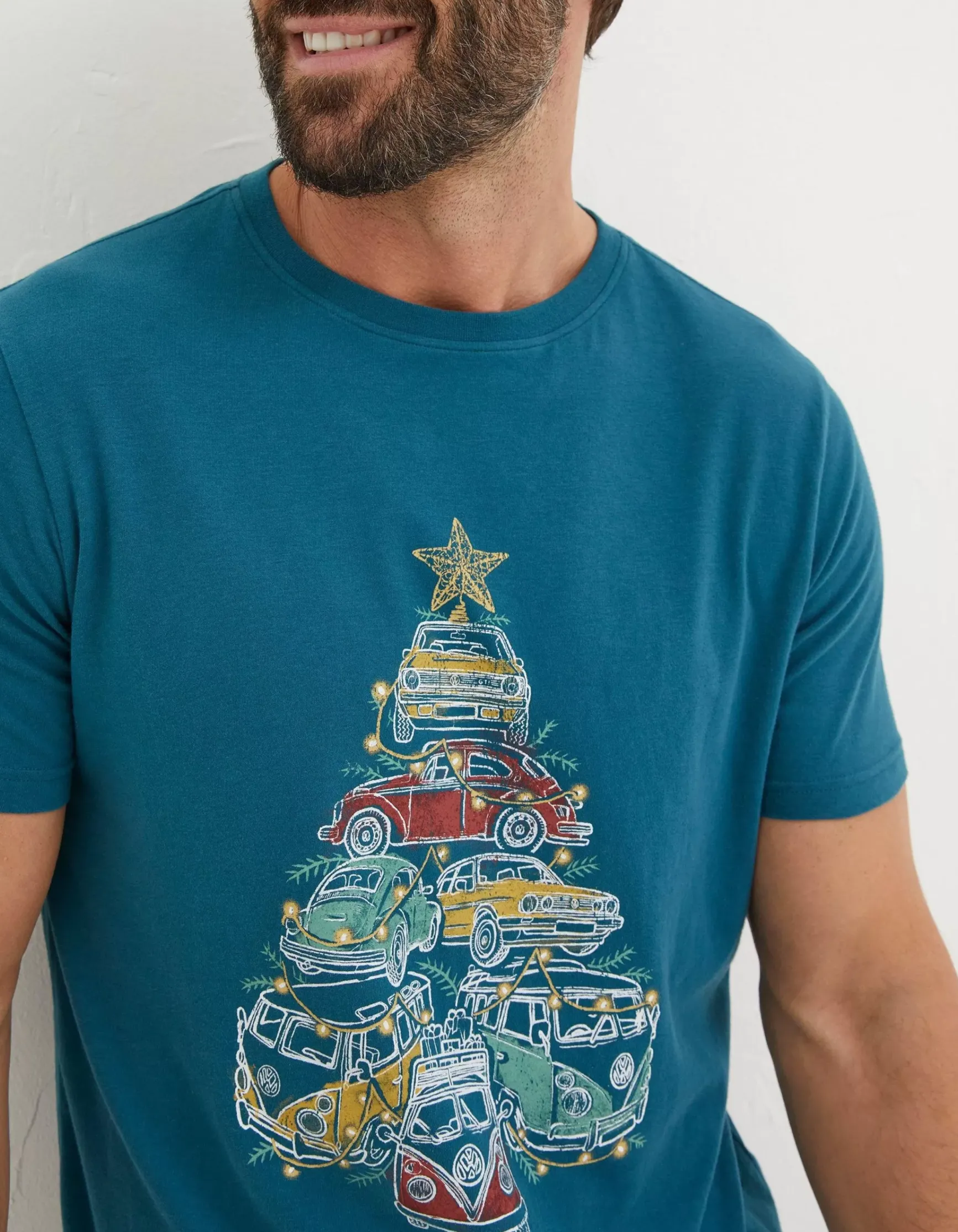 FatFace Vw Stacked T-Shirt|Men View All