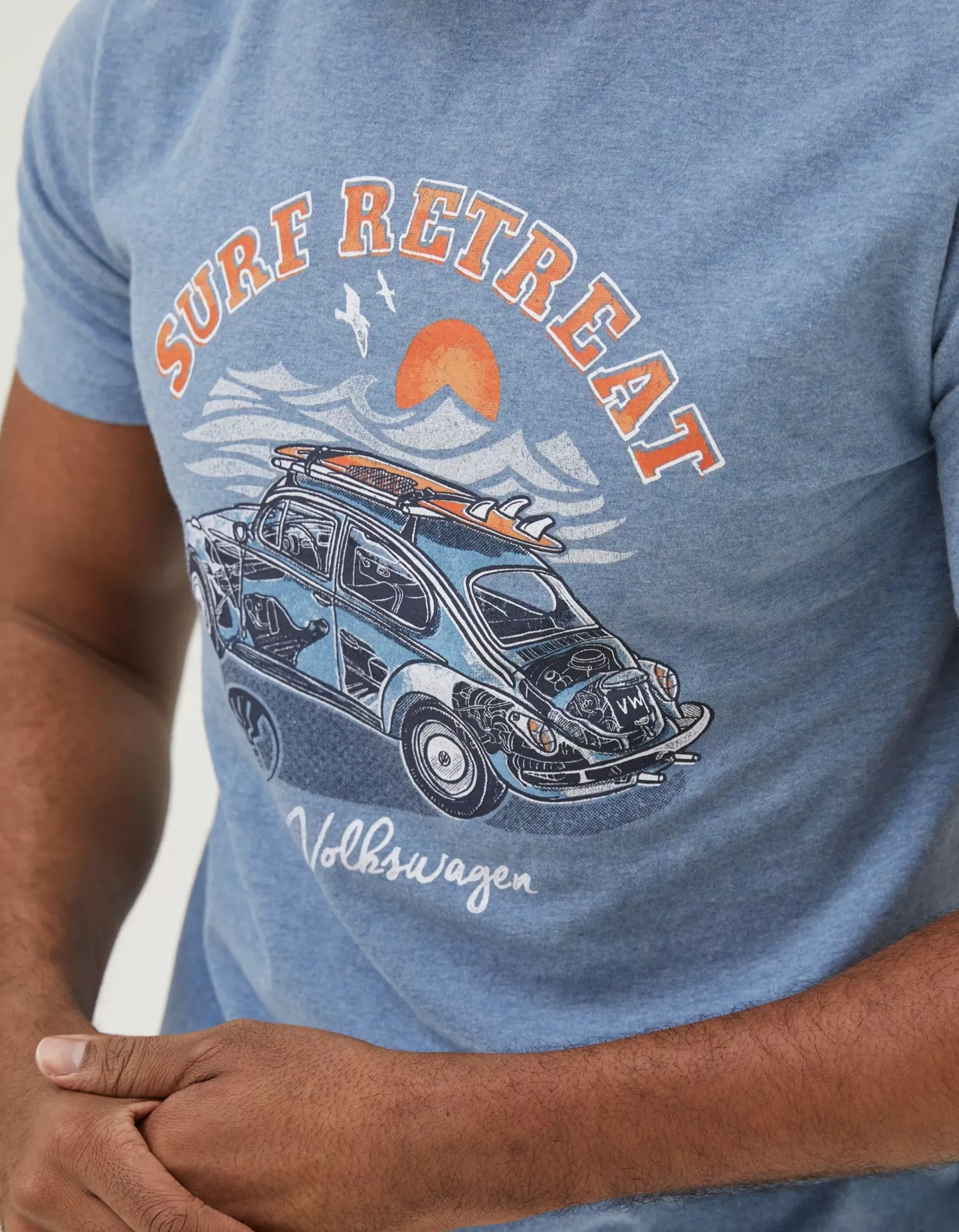 FatFace Vw Summer Starts T-Shirt|Men T-Shirts