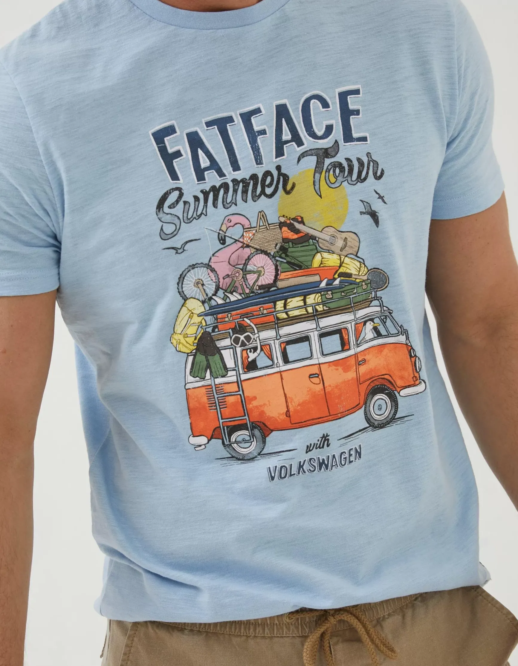 FatFace Vw Summer Tour T-Shirt|Men T-Shirts