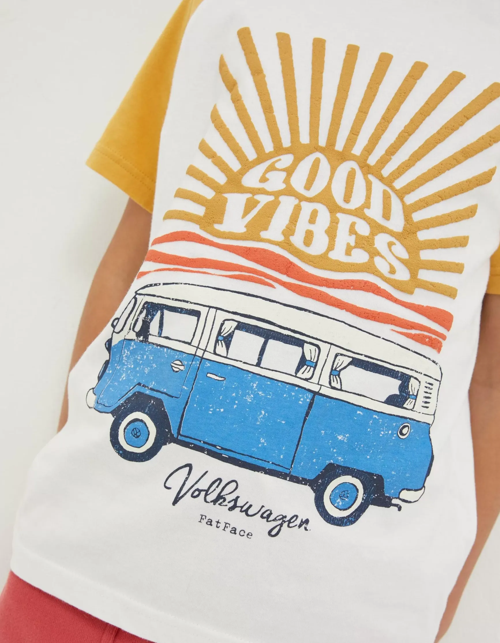 FatFace Vw Sun Graphic Jersey T-Shirt|Boys T-Shirts & Polos