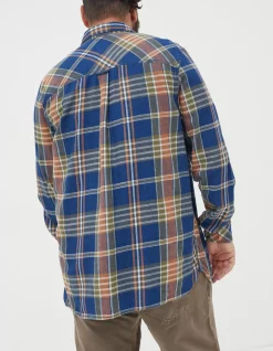 FatFace Waddon Indigo Check Shirt|Men Shirts