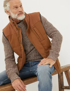 FatFace Wardly Canvas Gilet|Men View All