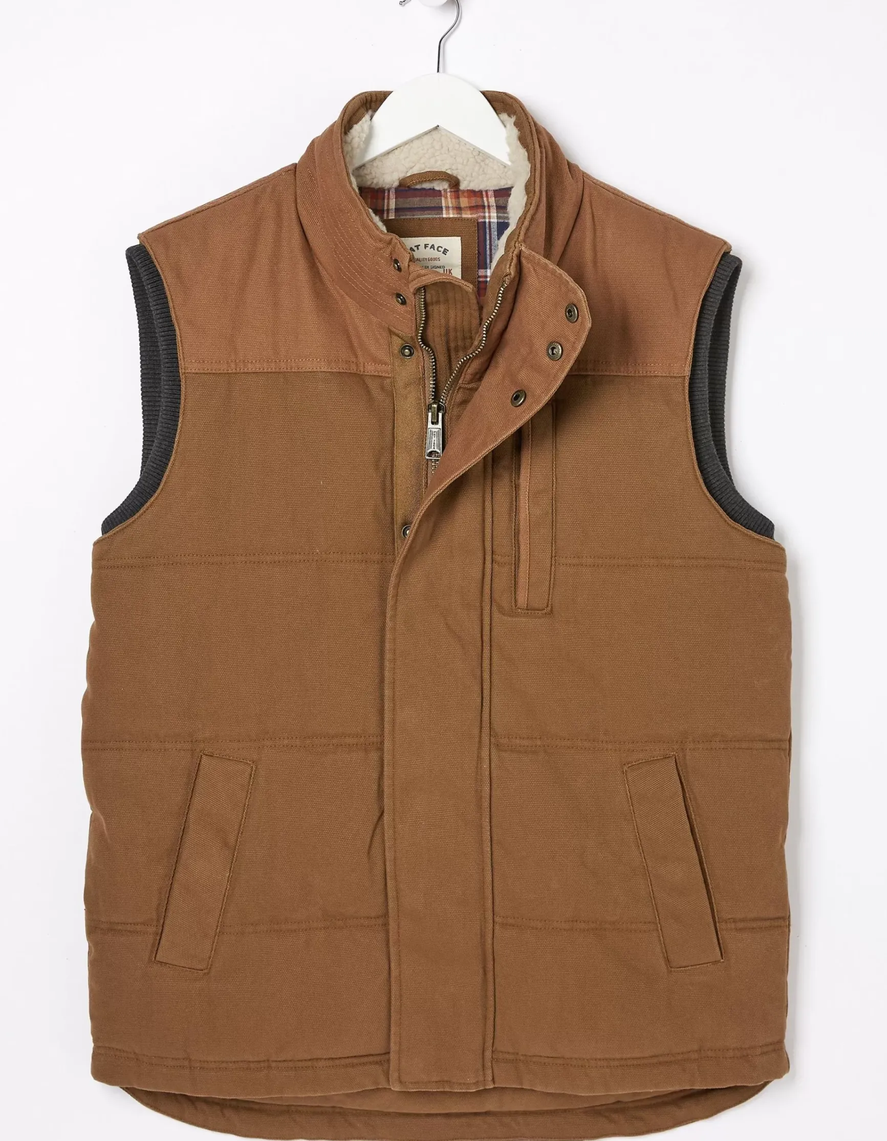 FatFace Wardly Canvas Gilet|Men View All