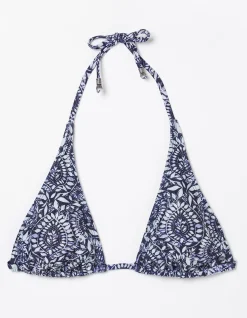 FatFace Watercolour Bikini Top|Women Beachwear & Swimwear