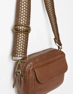 FatFace Wide Embroidered Bag Strap|Women Bags & Purses