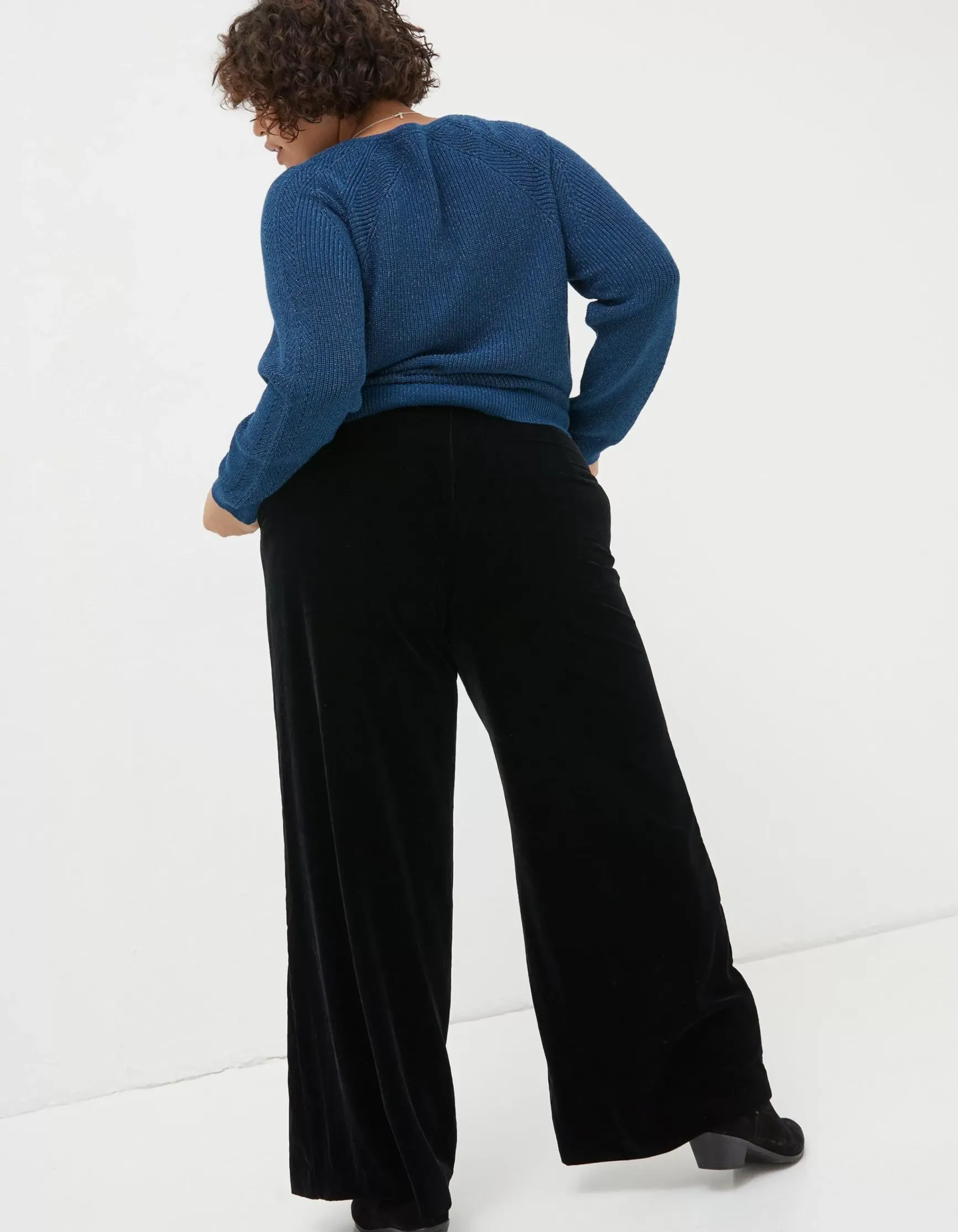 FatFace Wide Leg Velvet Trousers|Women View All