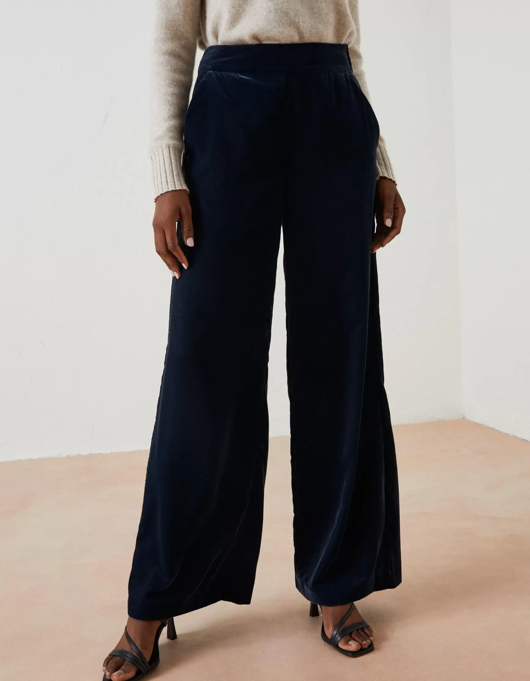 FatFace Wide Leg Velvet Trousers|Women View All
