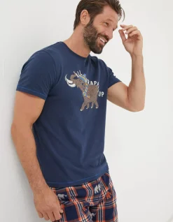 FatFace Wilfred Woolly Mammoth Graphic T-Shirt|Men View All