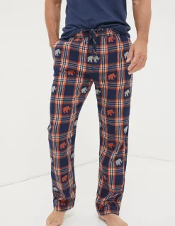 FatFace Wilfred Woolly Mammoth Pyjama Bottoms|Men View All