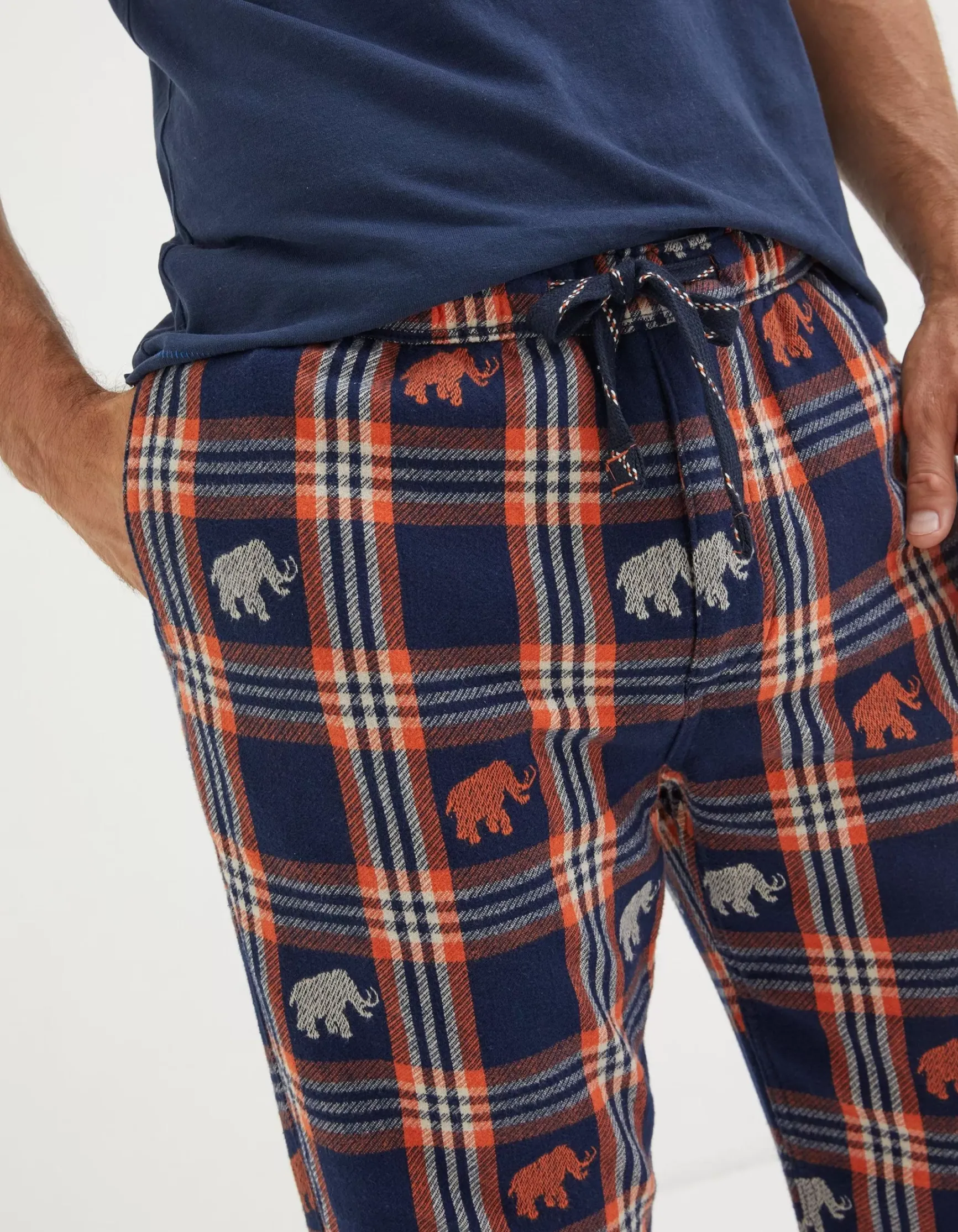FatFace Wilfred Woolly Mammoth Pyjama Bottoms|Men View All