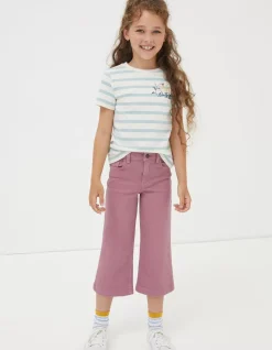 FatFace Willow Wide Leg Coloured Cropped Jeans|Girls View All