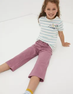 FatFace Willow Wide Leg Coloured Cropped Jeans|Girls View All