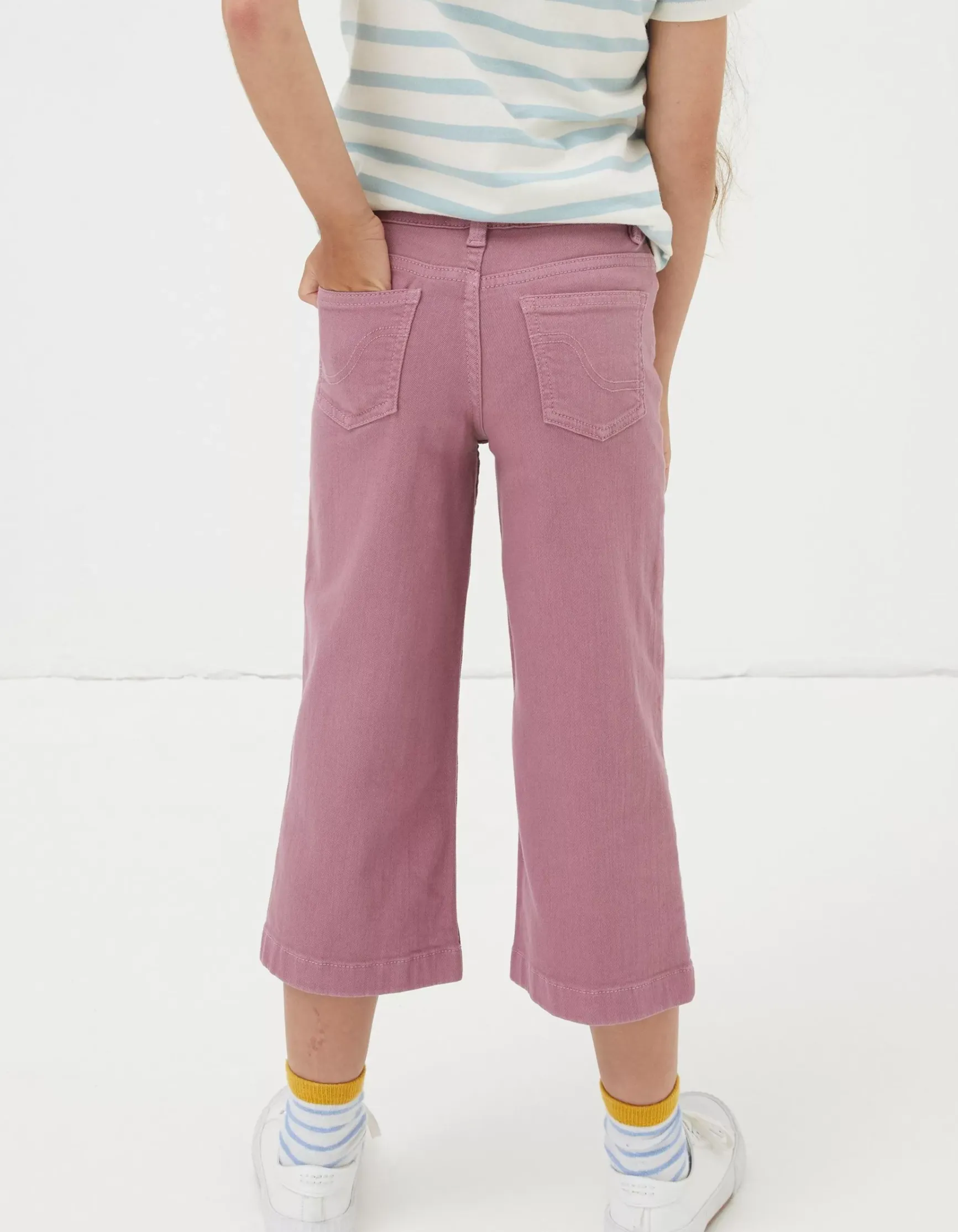 FatFace Willow Wide Leg Coloured Cropped Jeans|Girls View All