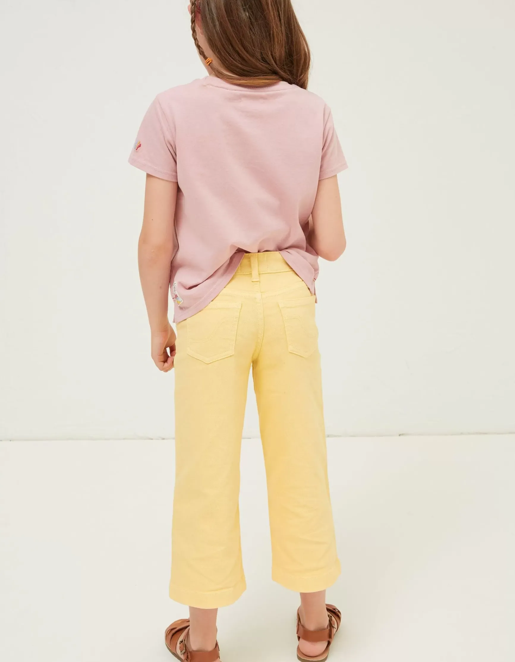 FatFace Willow Wide Leg Coloured Cropped Jeans|Girls View All