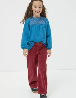 FatFace Willow Wide Leg Cord Trouser|Girls Dungarees, Jeans & Leggings