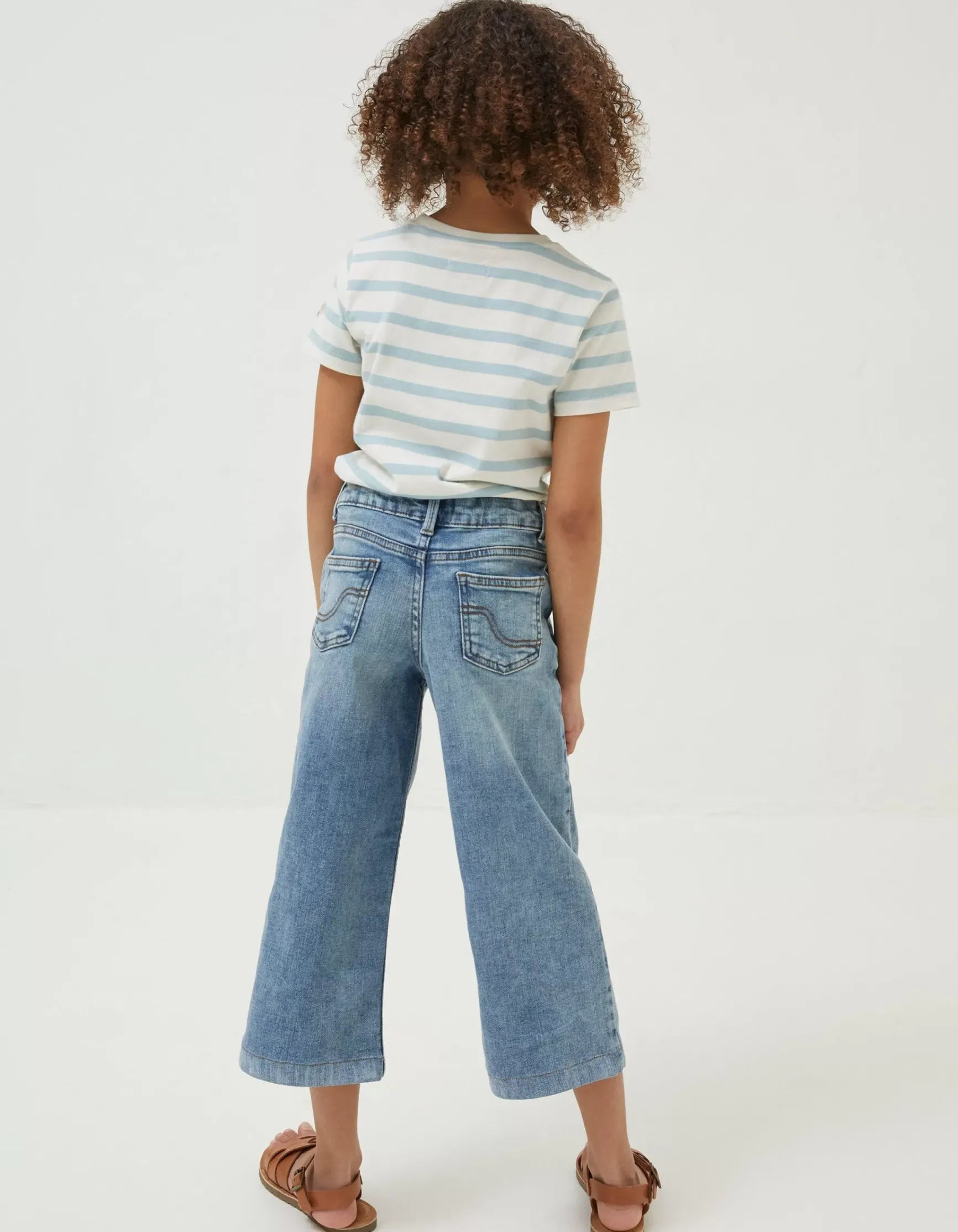 FatFace Willow Wide Leg Crop Jeans|Girls View All
