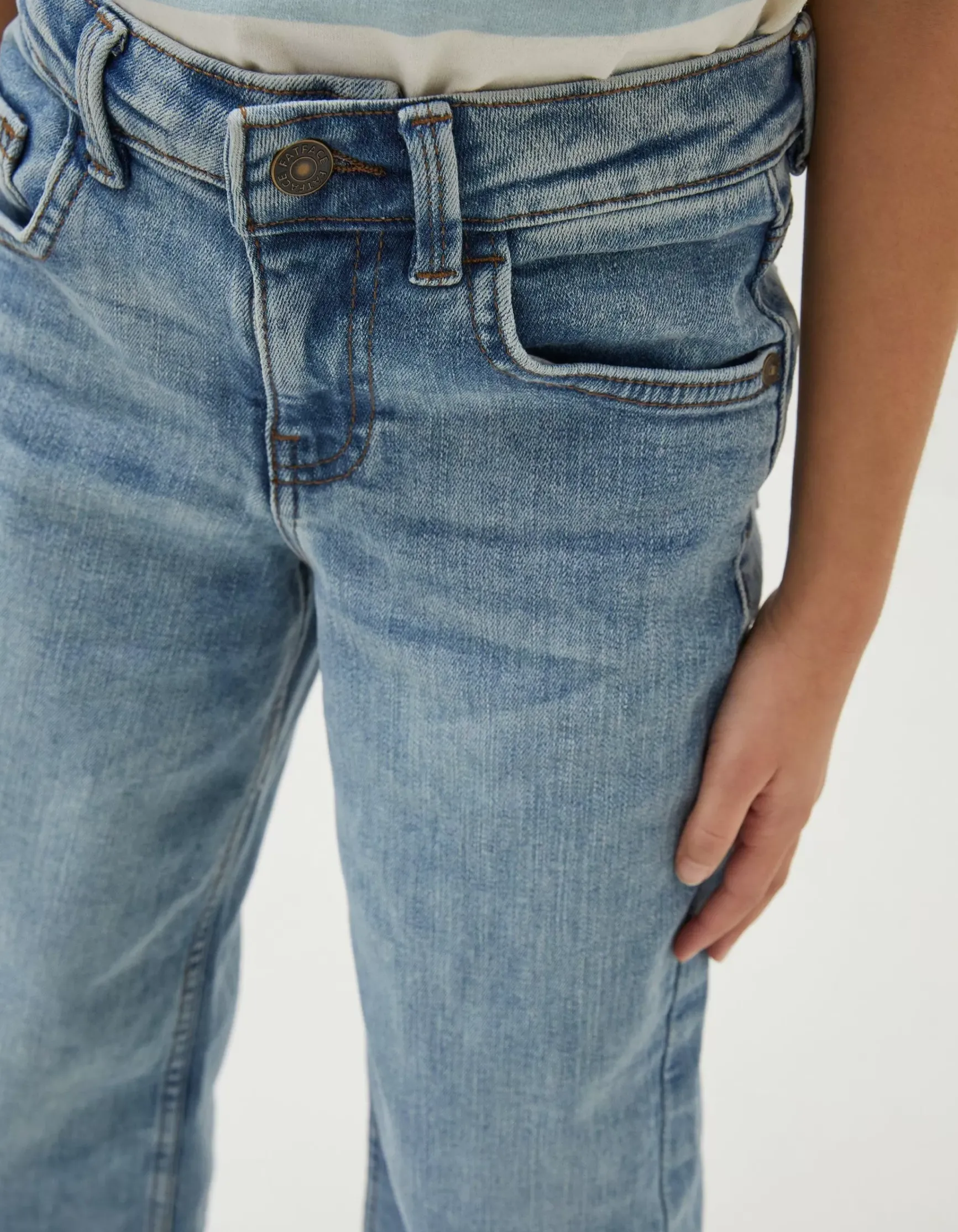FatFace Willow Wide Leg Crop Jeans|Girls View All