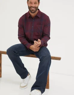 FatFace Windowpane Check Shirt|Men View All