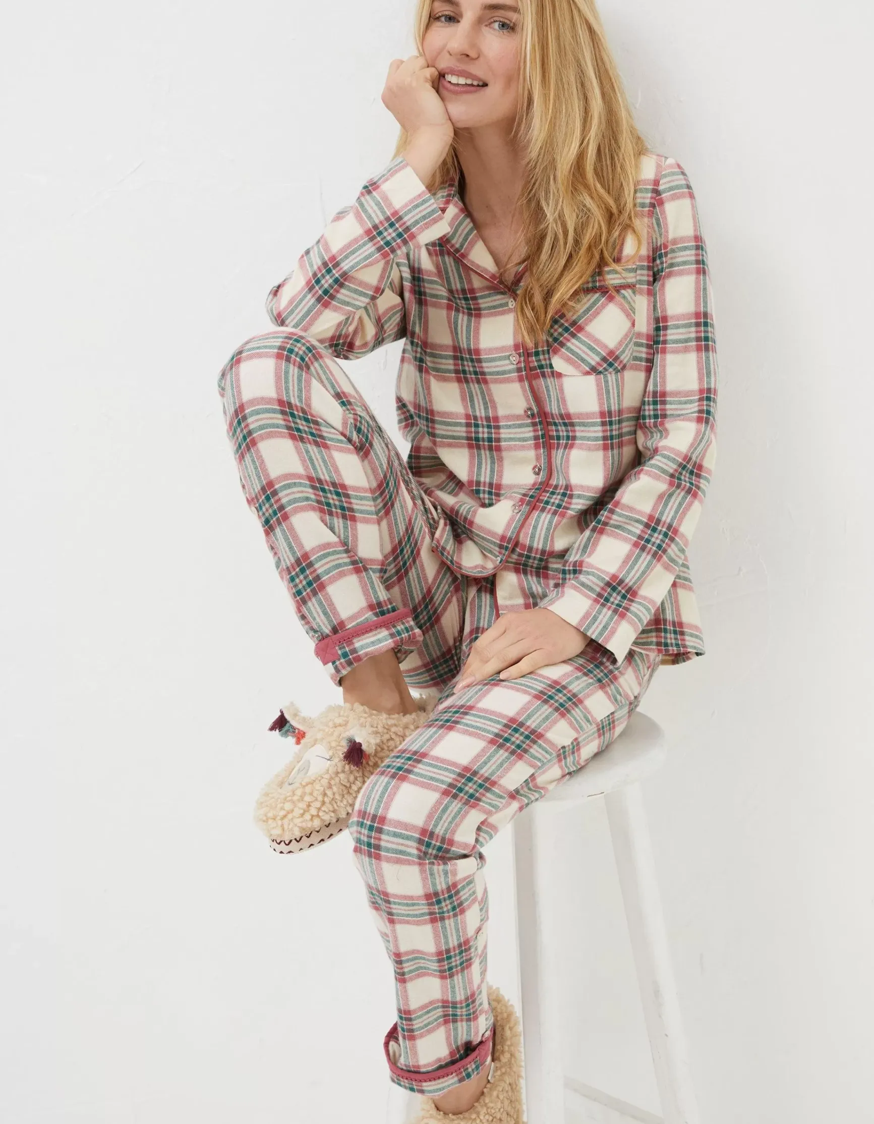FatFace Woodland Check Nightshirt|Women View All