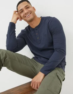 FatFace Woodside Slub Cotton Henley|Men View All