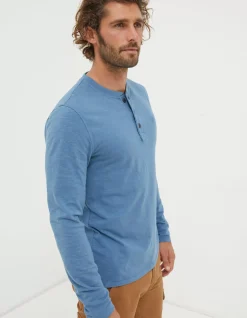 FatFace Woodside Slub Cotton Henley|Men View All