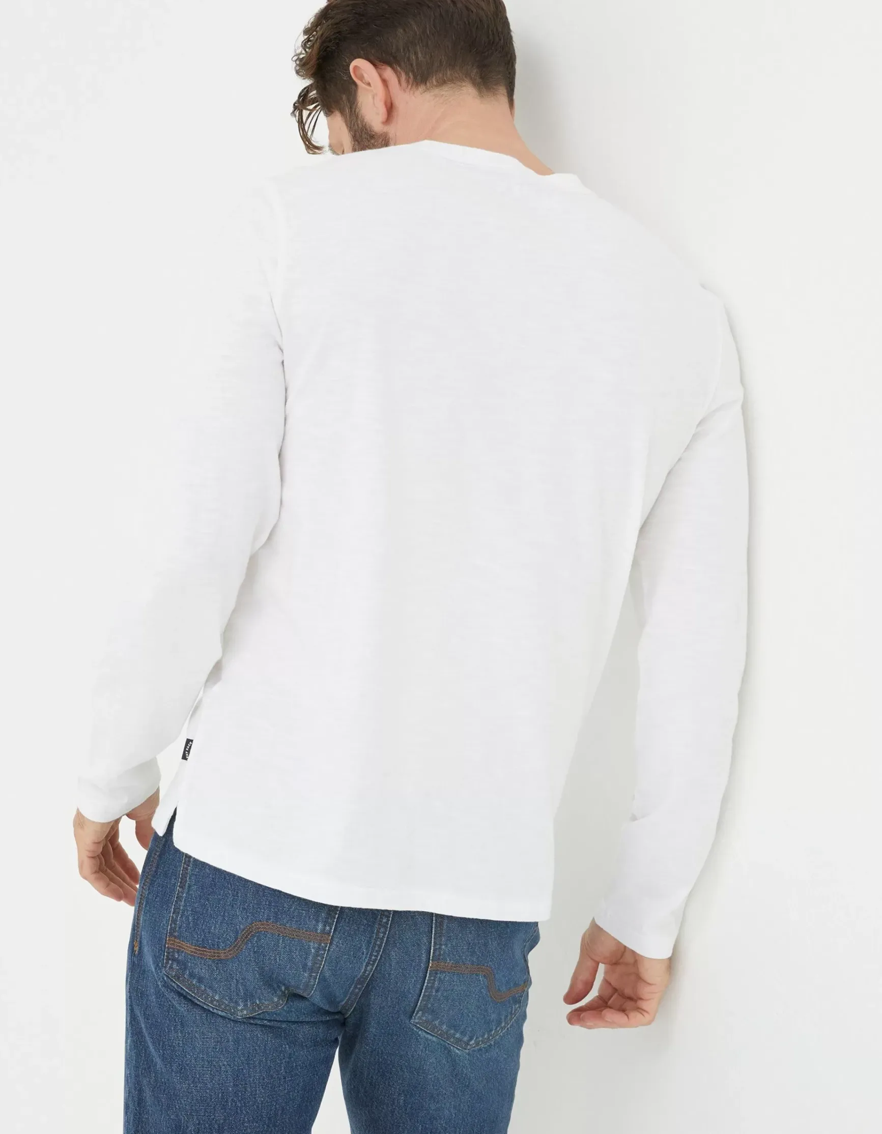FatFace Woodside Slub Henley|Men T-Shirts