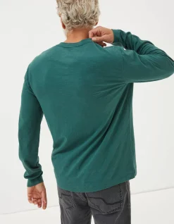 FatFace Woodside Slub Henley|Men T-Shirts