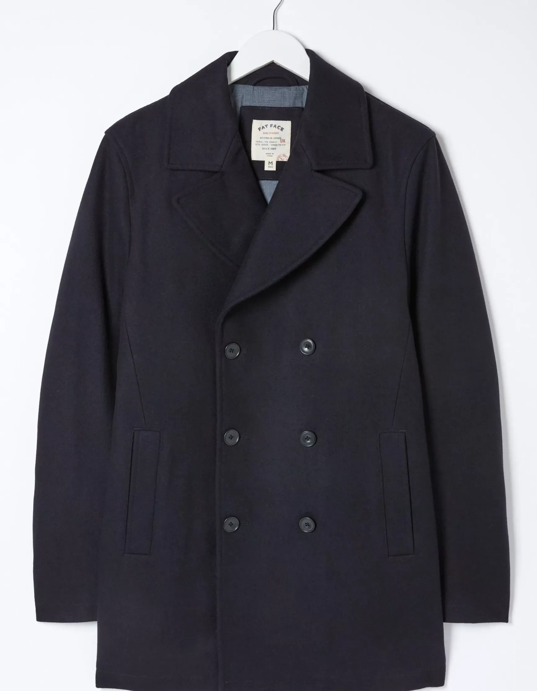 FatFace Wool Peacoat|Men View All