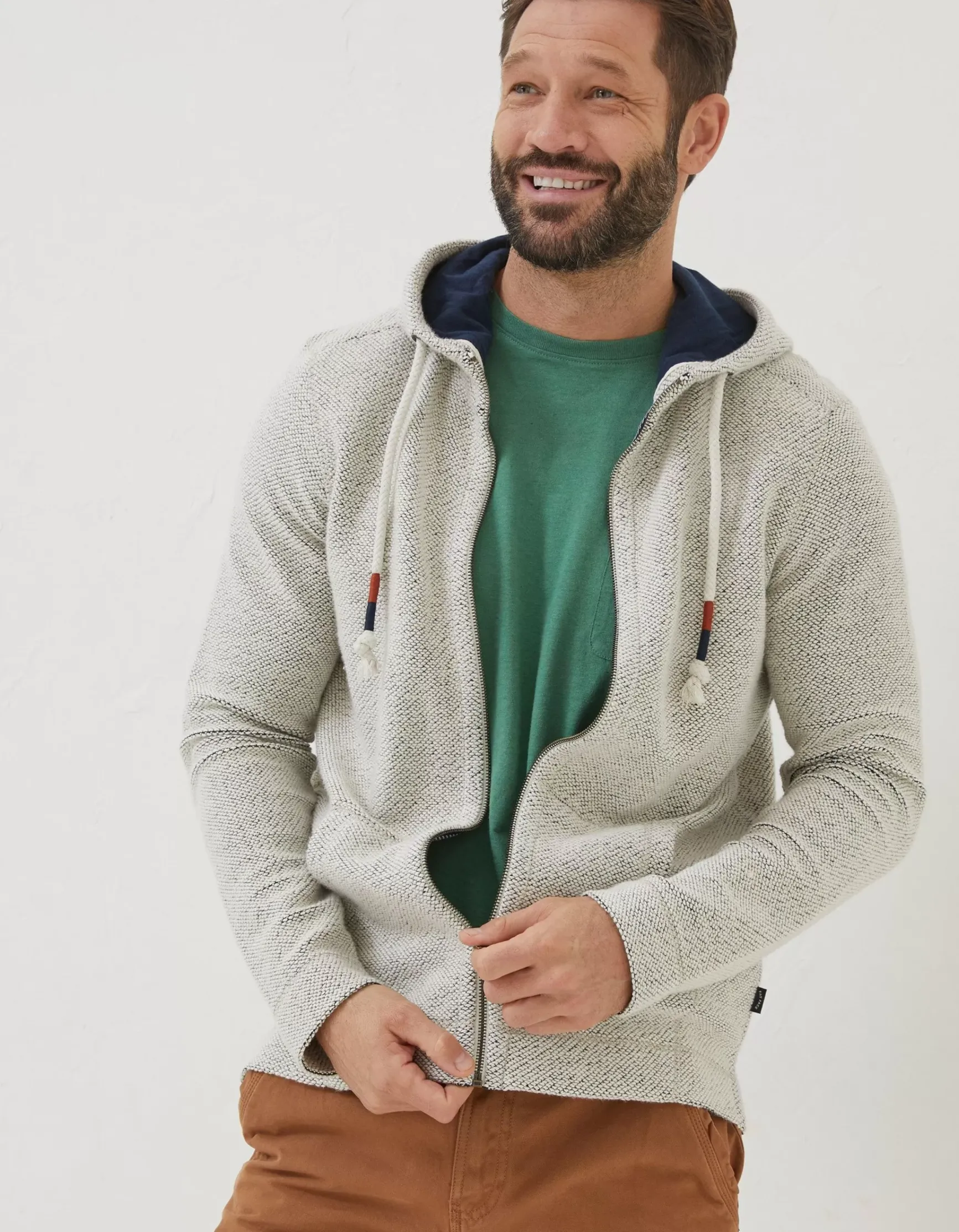 FatFace Woolacombe Zip Through Hoodie|Men Sweatshirts & Hoodies