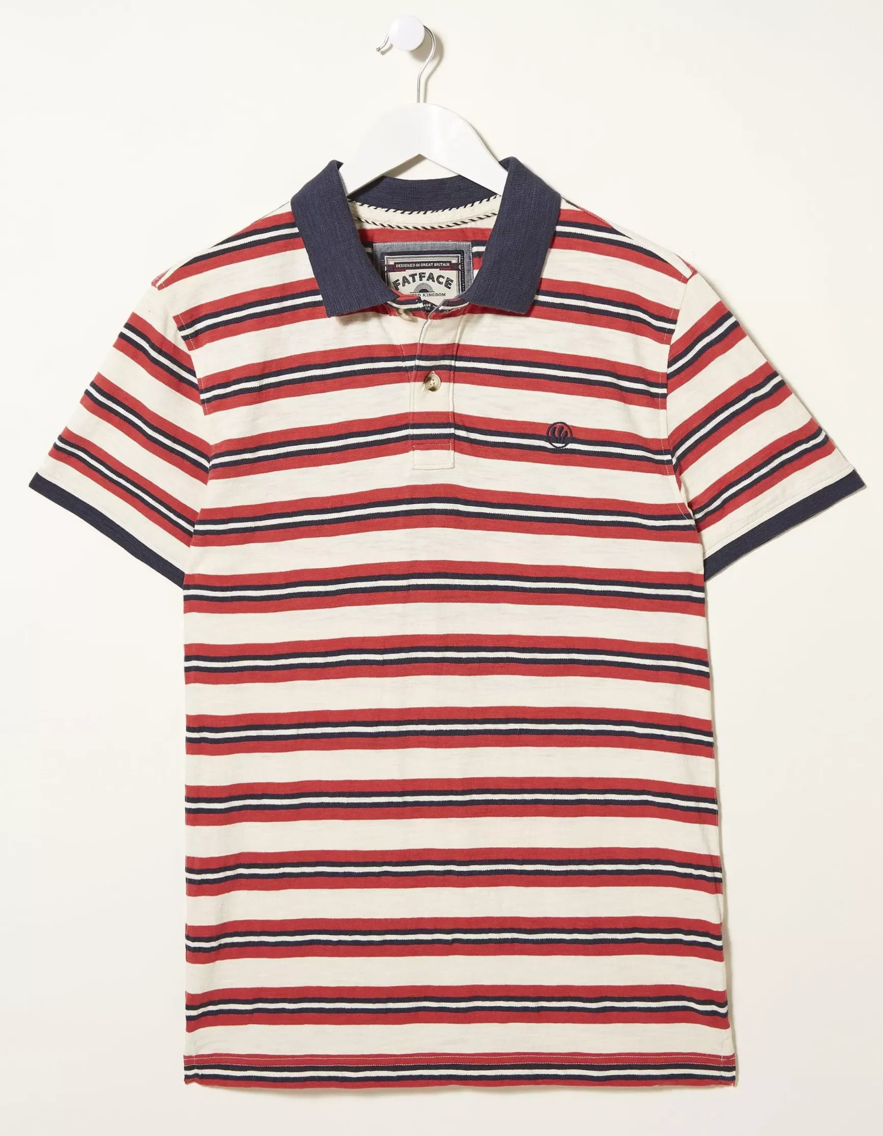 FatFace Worthing Stripe Polo|Men Polo Shirts