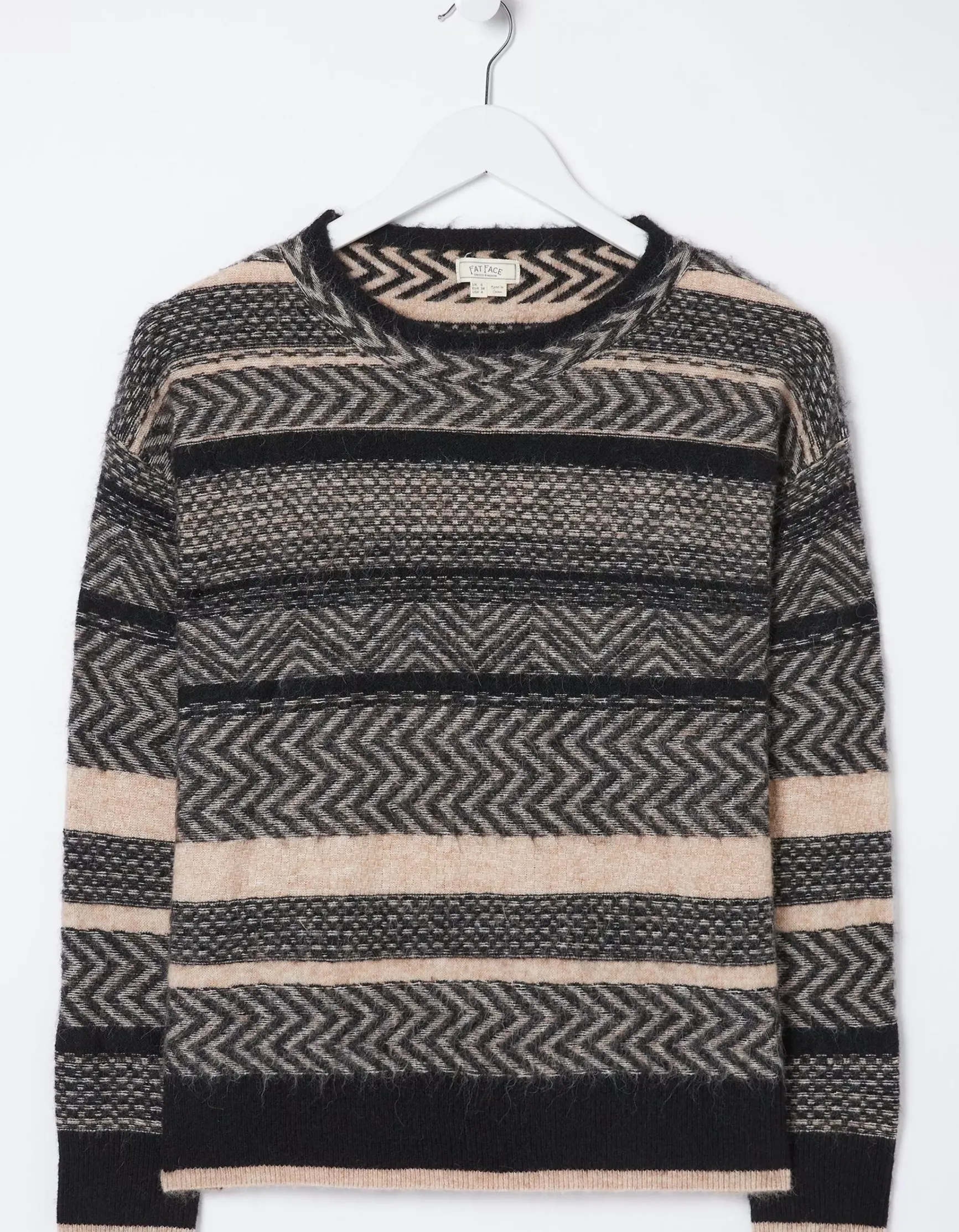 FatFace Zoe Boxy Fairisle Jumper|Women View All
